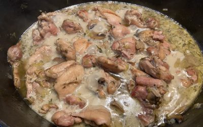 Poulet à la crème
